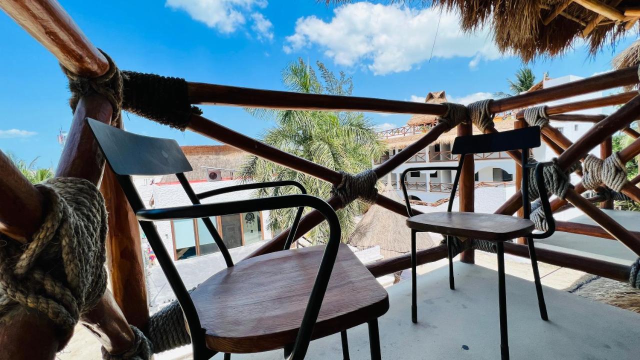 Hotel Mayari Holbox Exterior photo A view from the balcony of a hotel in Tulum, Mexico