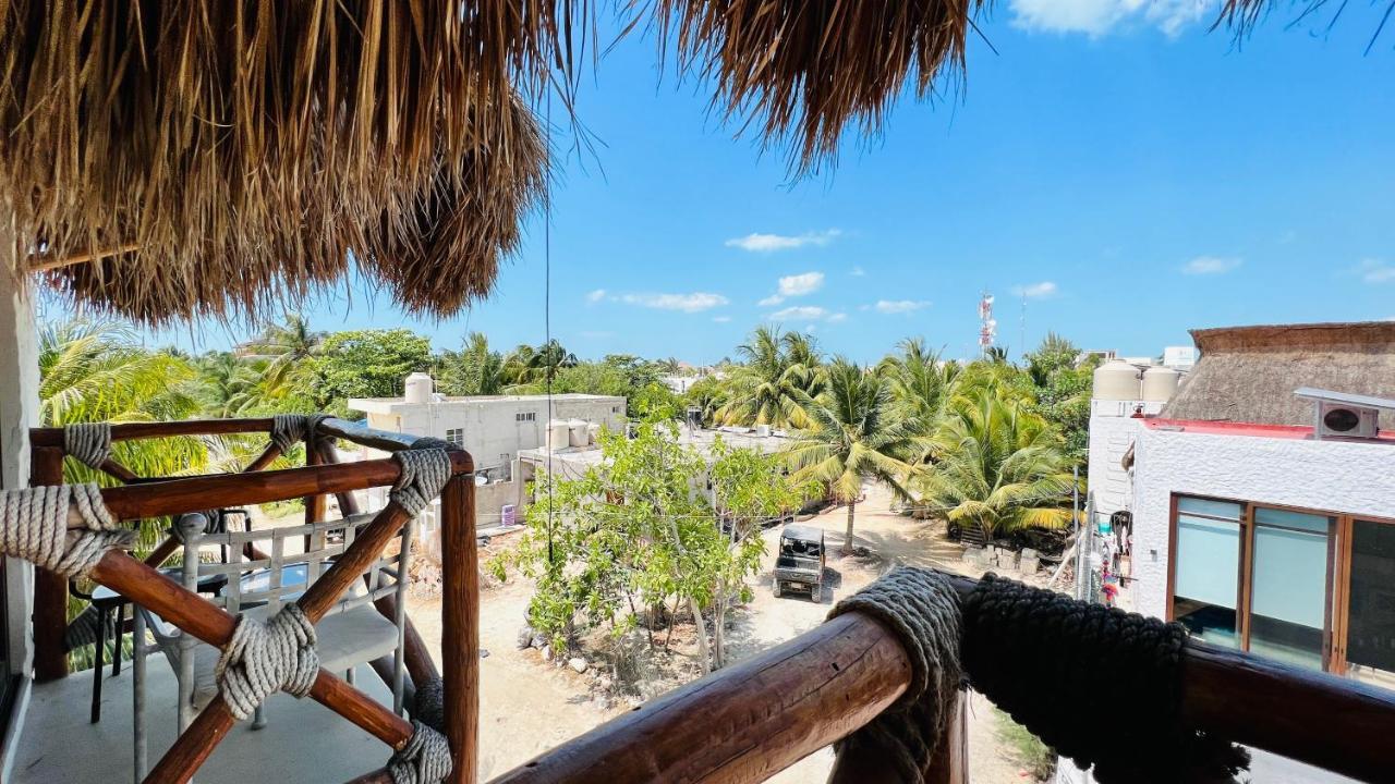 Hotel Mayari Holbox Exterior photo View of Tulum from a rooftop